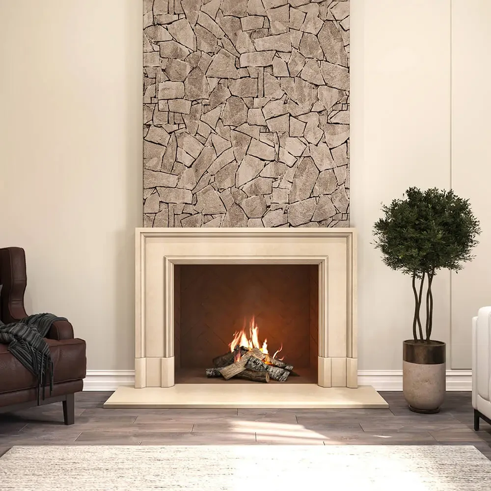 Cyprus Fireplace Surround