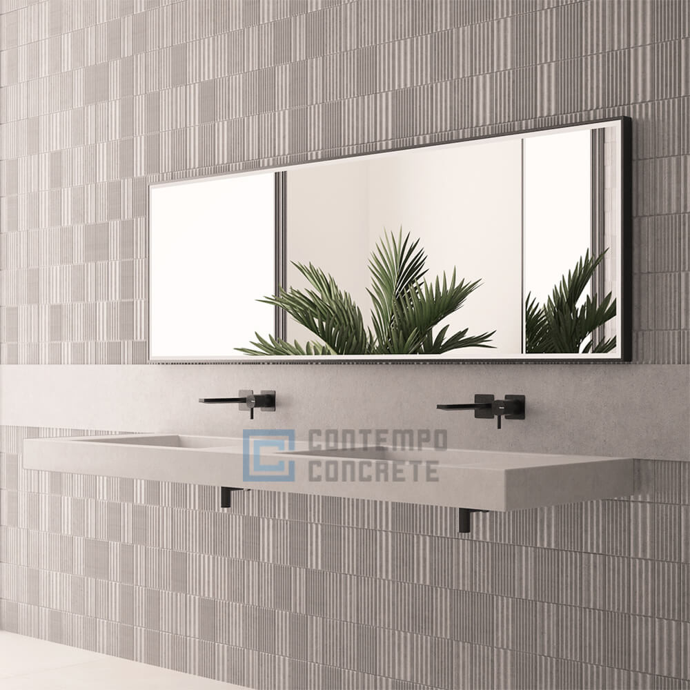 ADA 85" Floating concrete ramp sink
