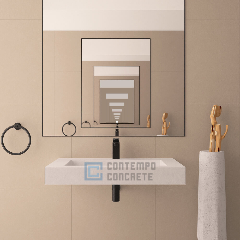 ADA 30" Floating concrete ramp sink