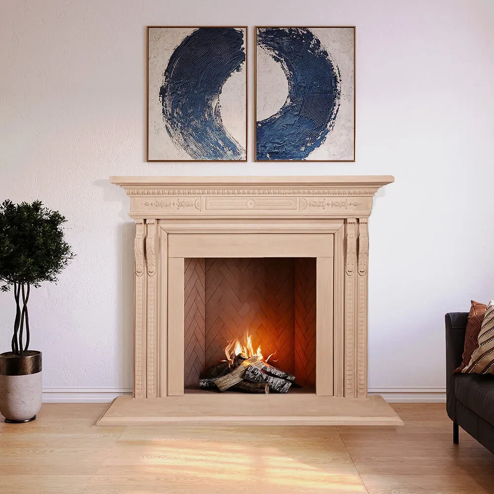 Grand Pisa Fireplace Surround