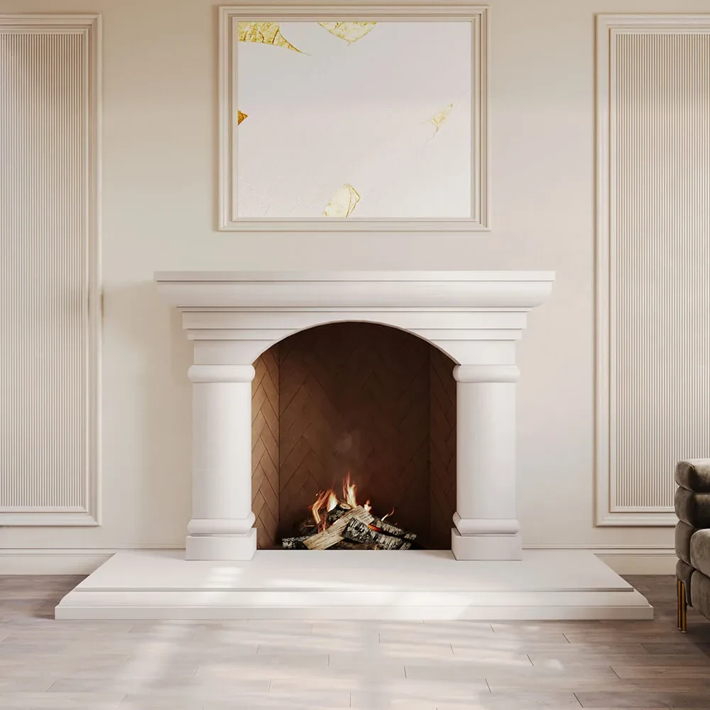 Tuscany Arch Fireplace Surround