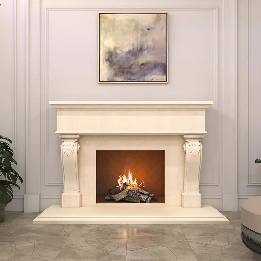 Gaia Fireplace Mantel