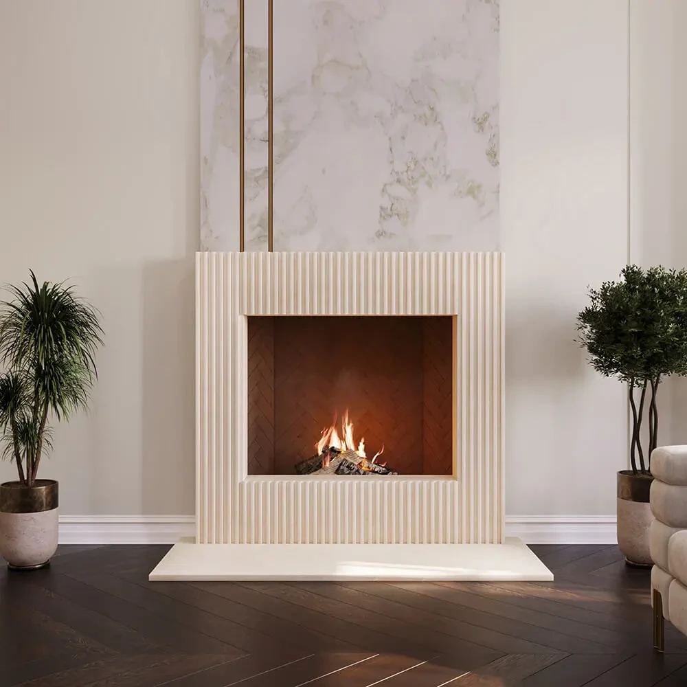 Water Fall Fireplace Surround
