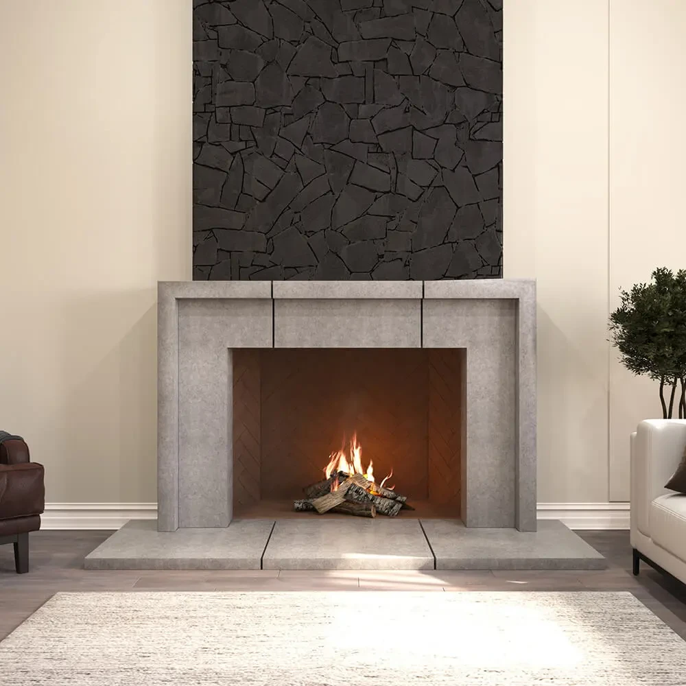Sevun extended fireplace surround